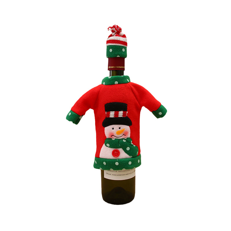 Santa Claus Beer Bottle Cover