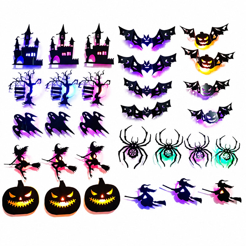 3D Halloween Hollow-Out Wall Stickers