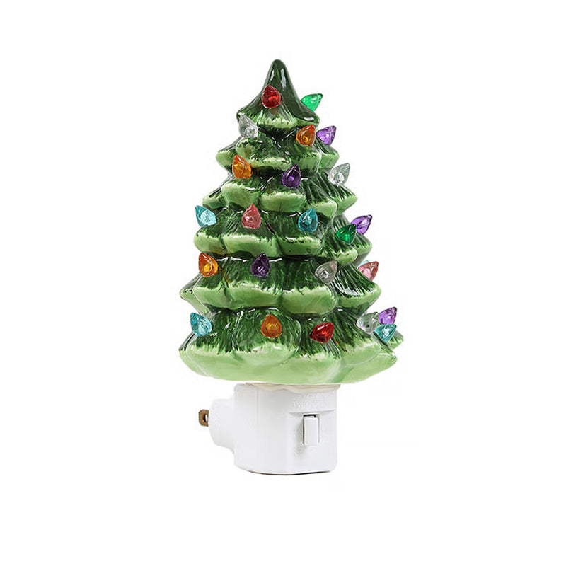 Ceramic Christmas Tree Night Light