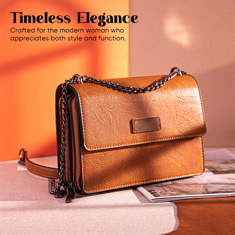 Double-layer flip cover bag