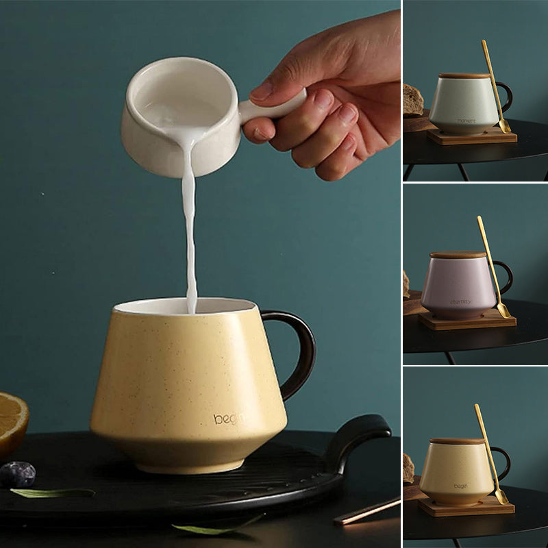 Mug with Lid and Spoon