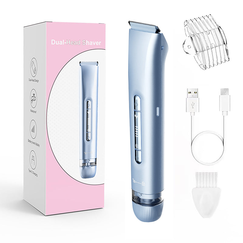 2-in-1 Electric Shaver & Bikini Trimmer for Women