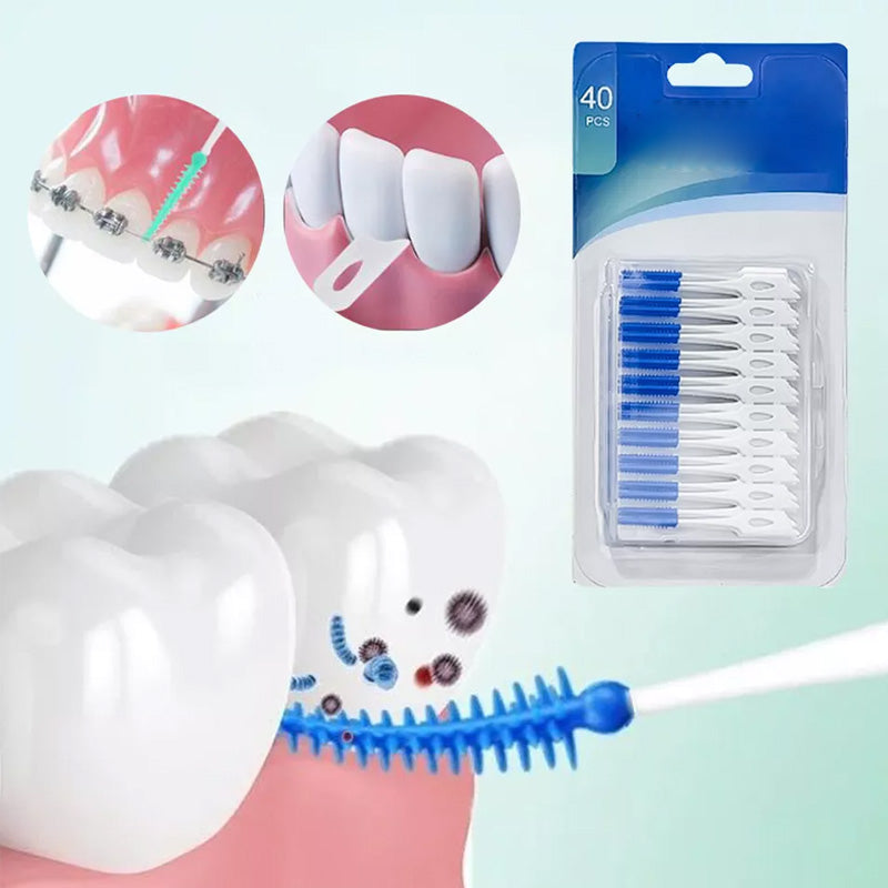 Tooth crevice brush