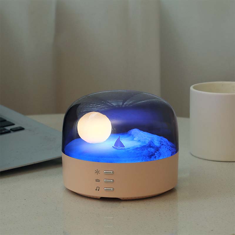 Crescent Bluetooth Speaker Atmosphere Night Light