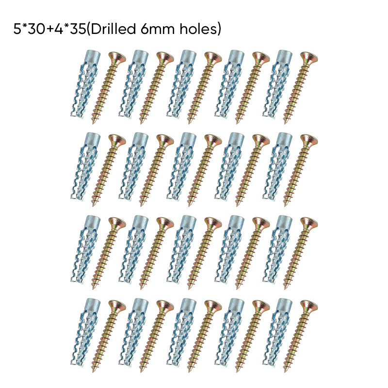 Upgraded Serrated Iron Expansion Screw