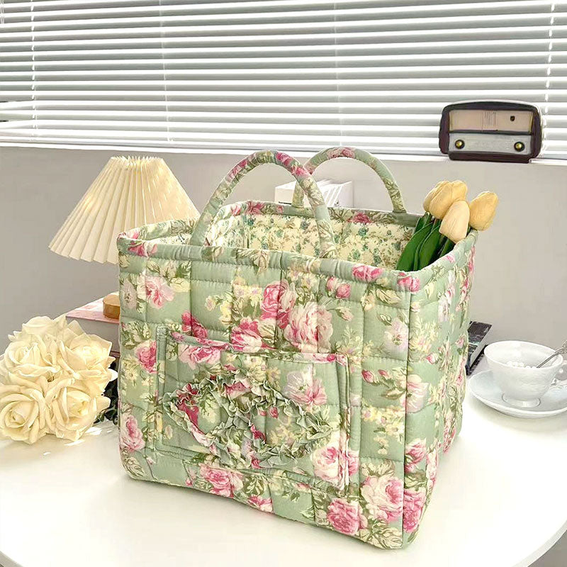 Boho Fabric Storage Basket