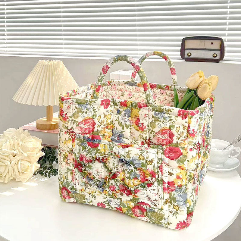 Boho Fabric Storage Basket