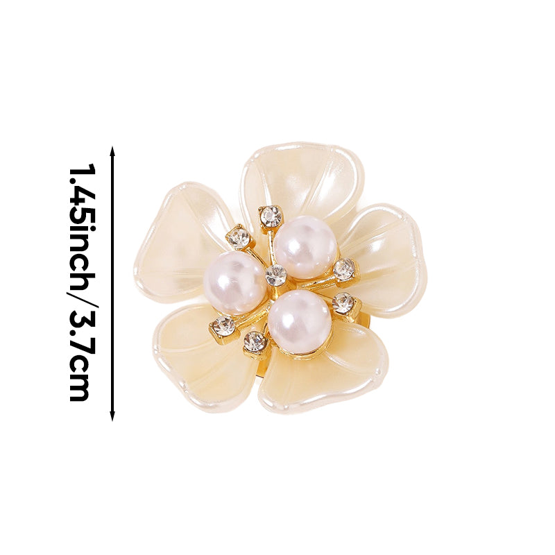 Camellia Flower Button