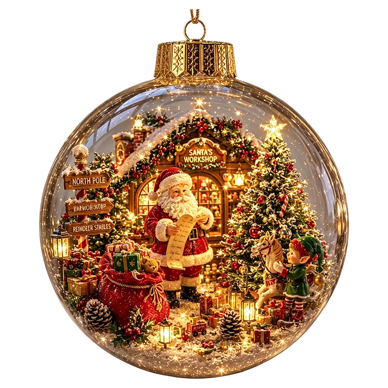 Glowing Christmas Story Ornament