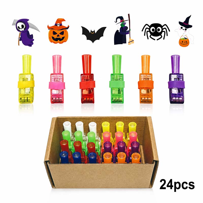 Halloween pattern finger projector lights