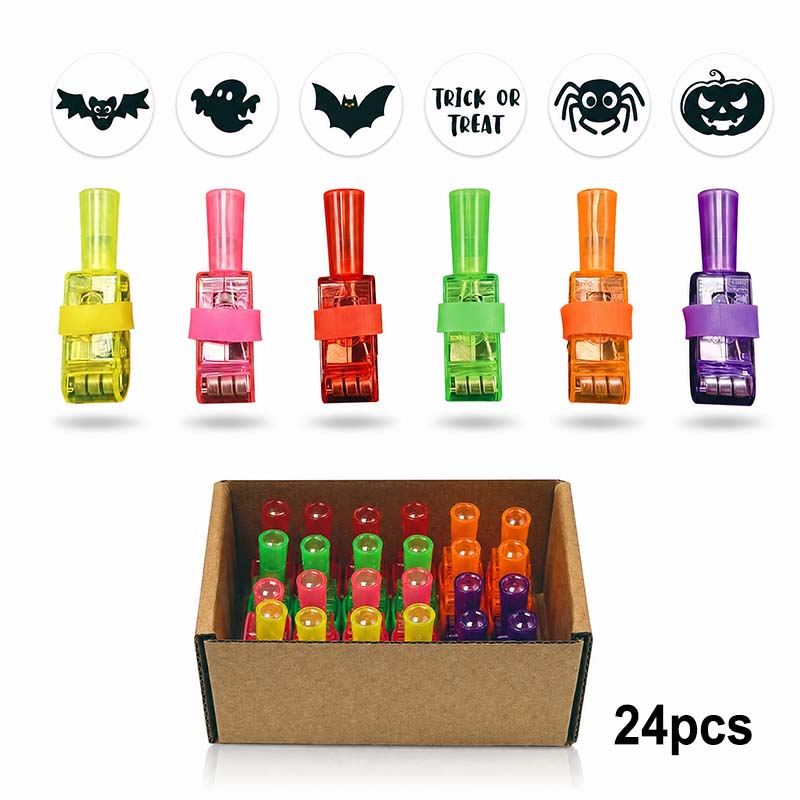 Halloween pattern finger projector lights