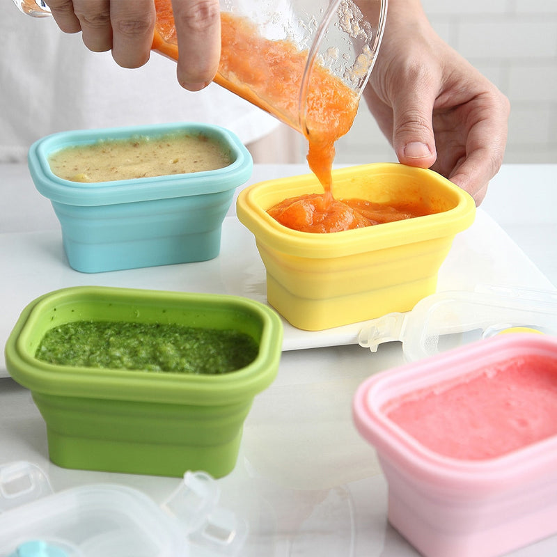 Collapsible Silicone Food Storage Container