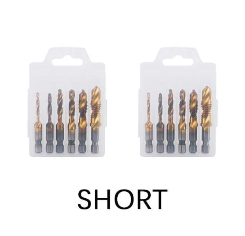 Thread Tap Drill Bits Set