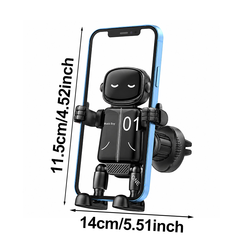 Music Robot Car Phone Mount