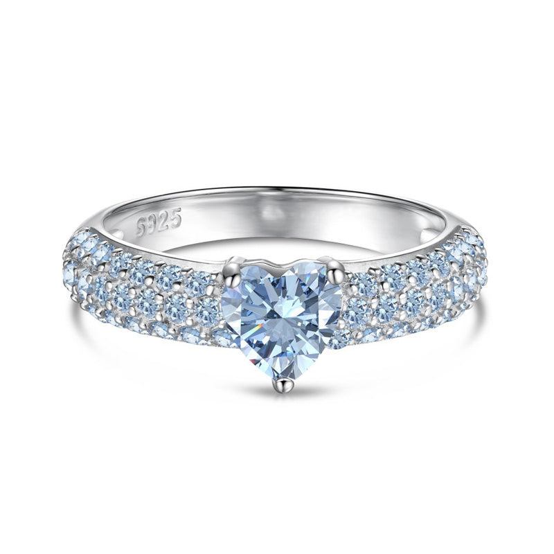 Love Diamond Zircon Ring