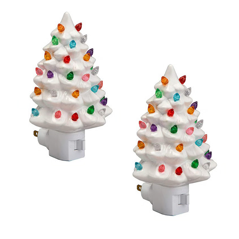 Ceramic Christmas Tree Night Light