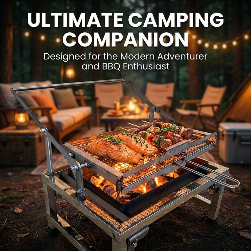 Portable Stainless Steel BBQ Grill
