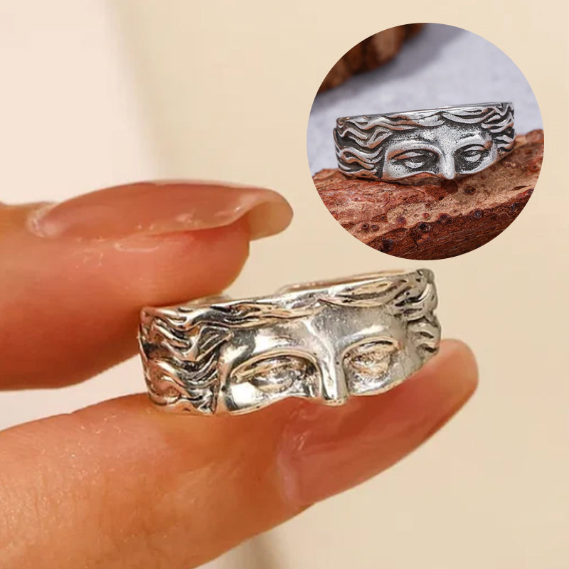 Vintage Venus Half Face Ring