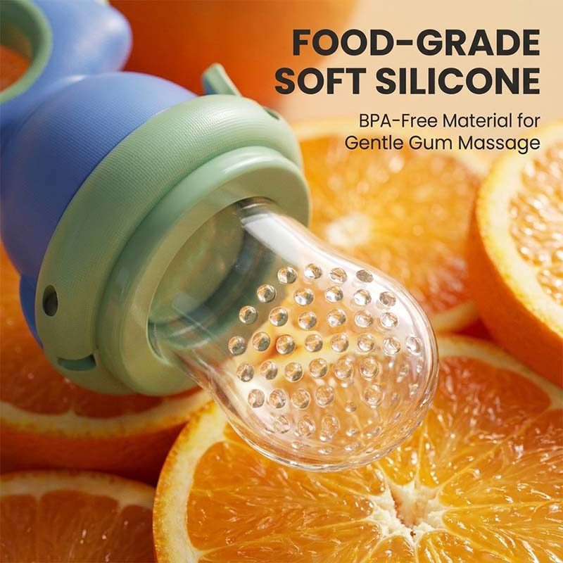 Baby Push-Feed Fruit Feeder & Teether