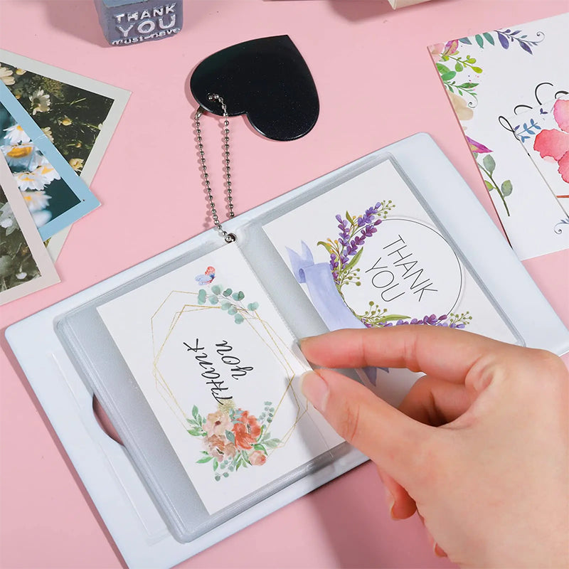 Heart-Shaped Mini Photo Album