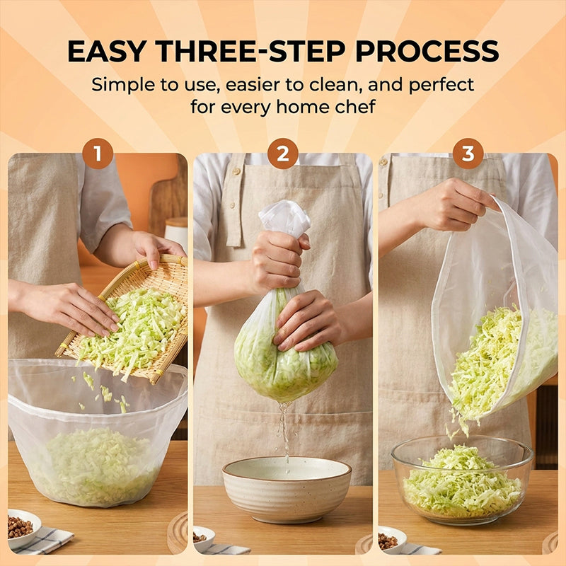 Vegetable Squeeze Drain Bag