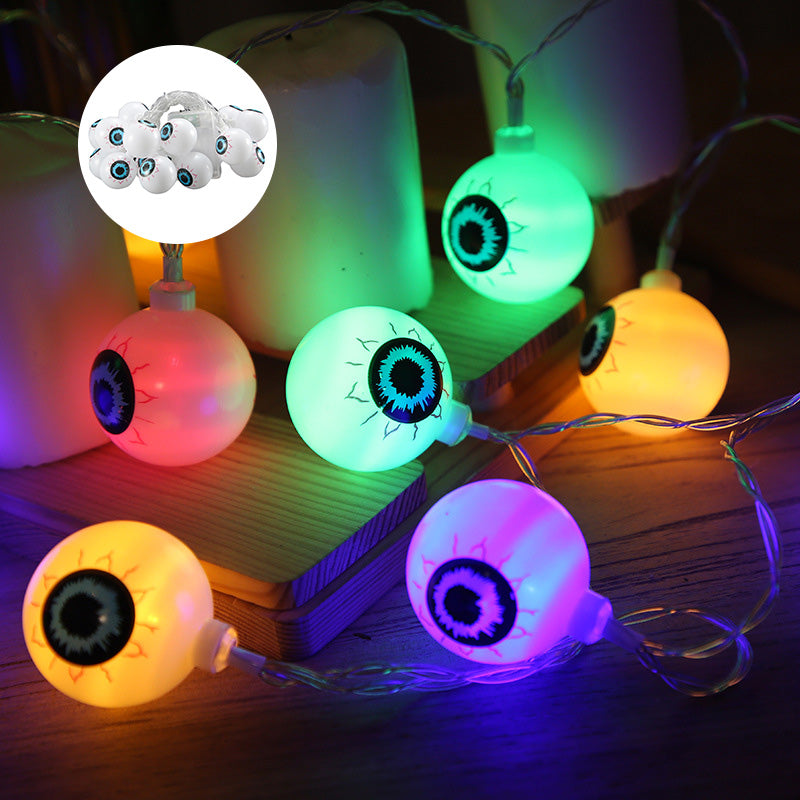LED Halloween Eyeball String Lights