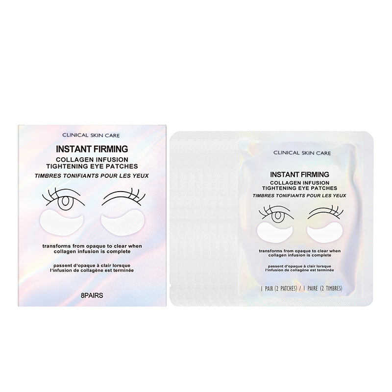 Collagen Infusion Tightening Eye Patches – 8 Box (1 Pair per Sachet)