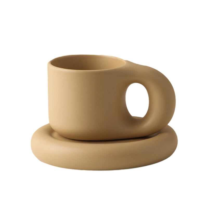 Nordic Minimalist Cute Fat Mug