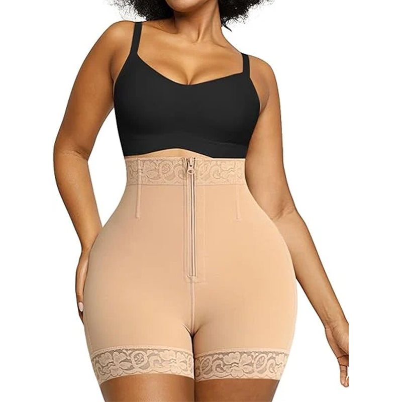 Lace Steel Boned Butt Enhancer Shorts Shapewear Womenswear