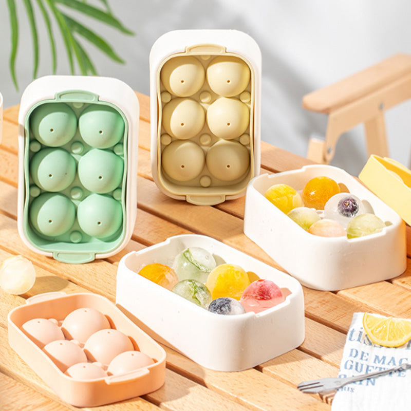 Ball Ice Tray Mold with Lid