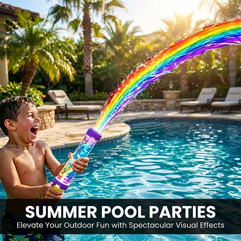 LED rainbow water gun