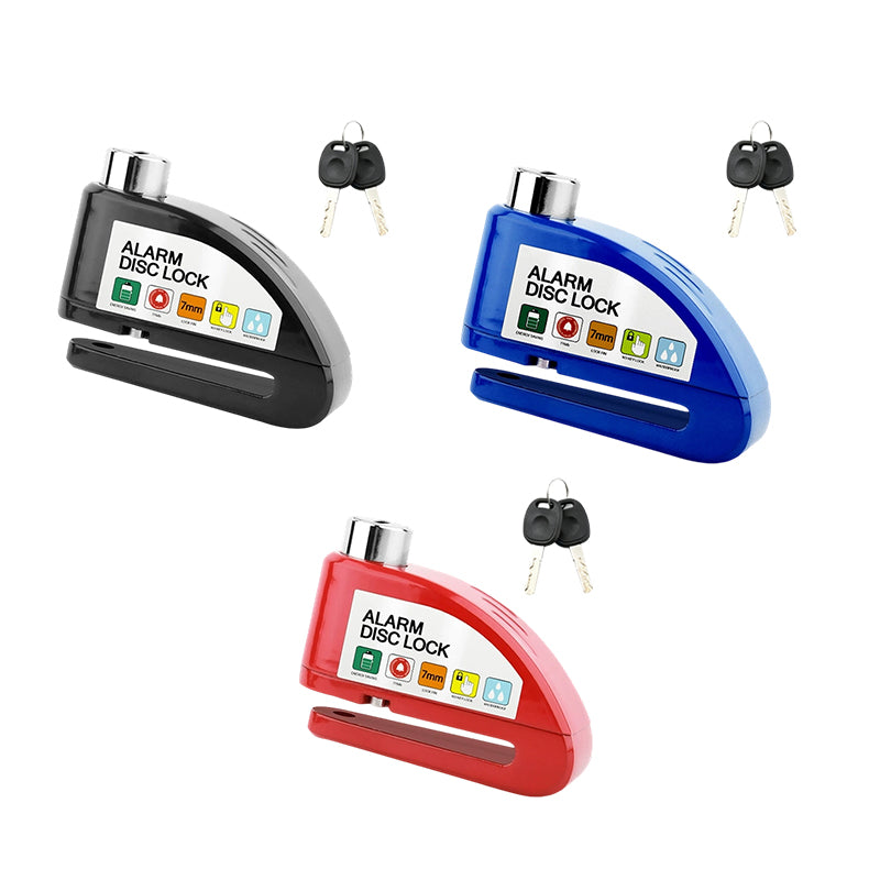 Disc brake lock with fingerprint recognition