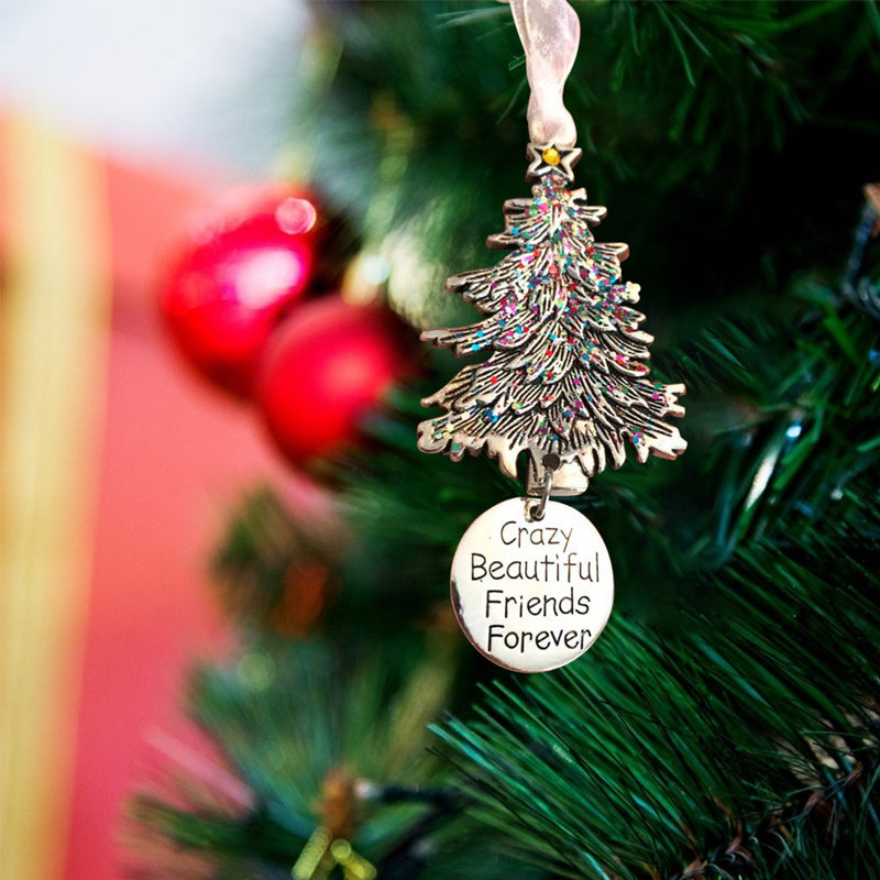 Crazy Beautiful Friends Forever - Angel Ornament Christmas Gift