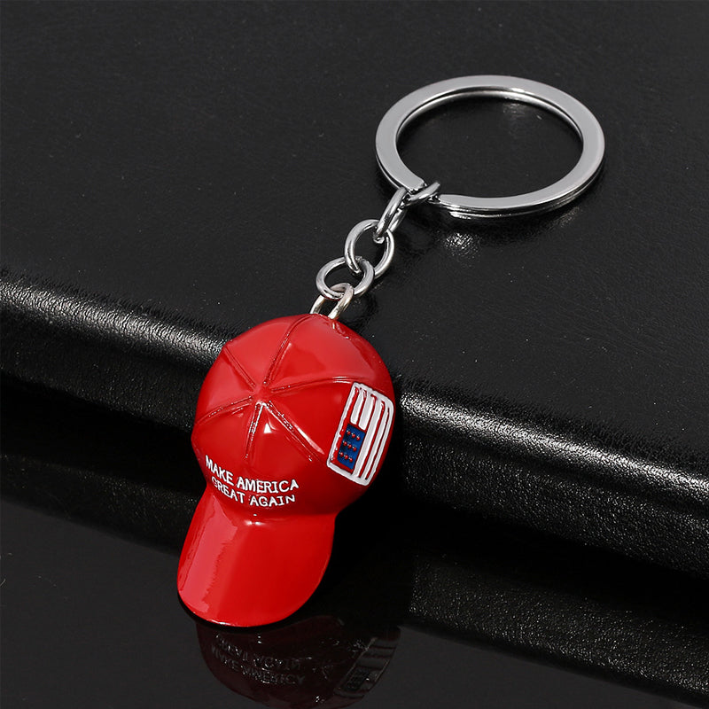 Hip Hop Baseball Cap Keychain