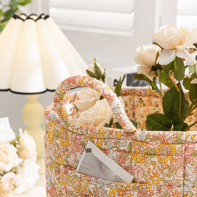 Boho Fabric Storage Basket