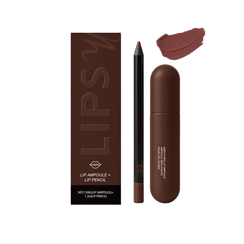 Moisturizing Lip Gloss & Lip Liner Pencil