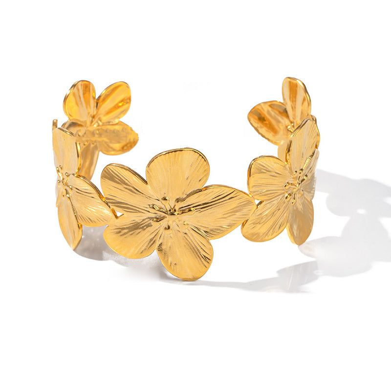 Gold Flower Jewellery