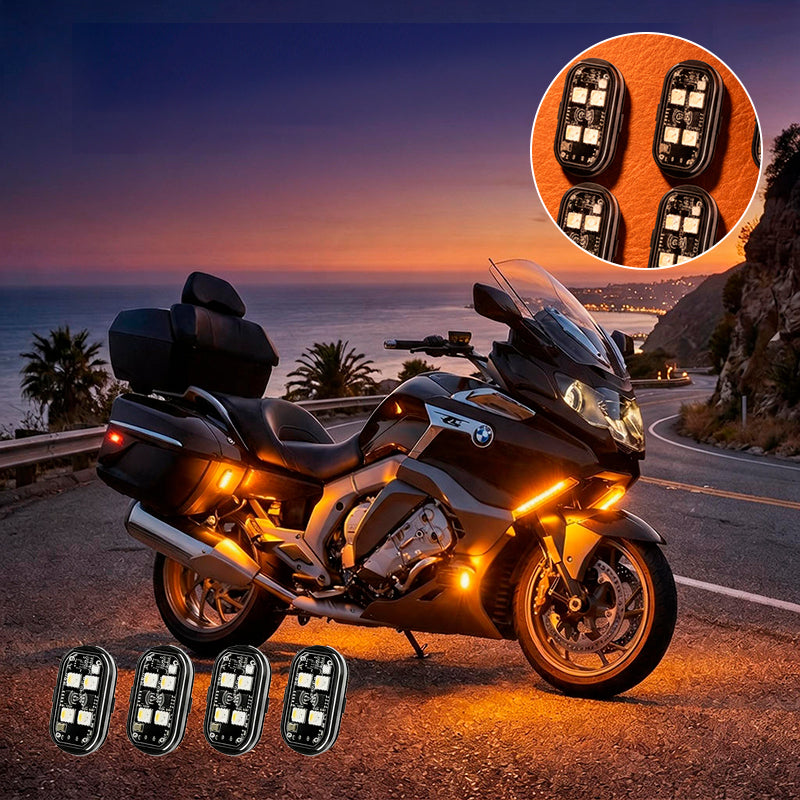 Wireless remote control aircraft lights motorcycle lights