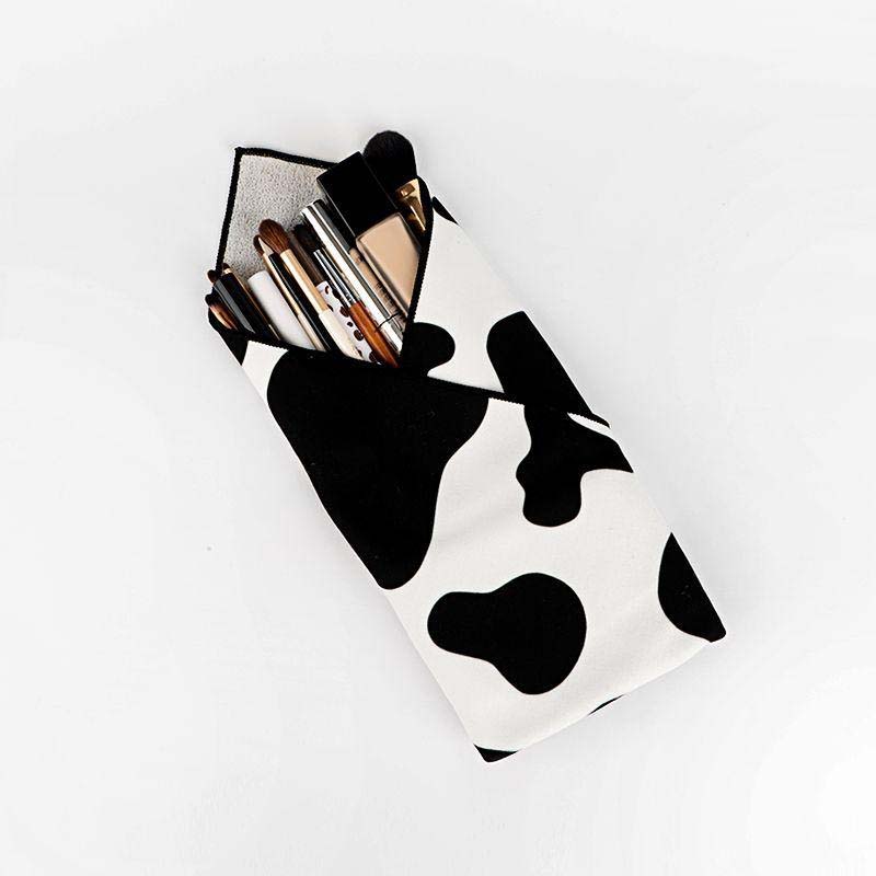 Cosmetic bag storage velcro