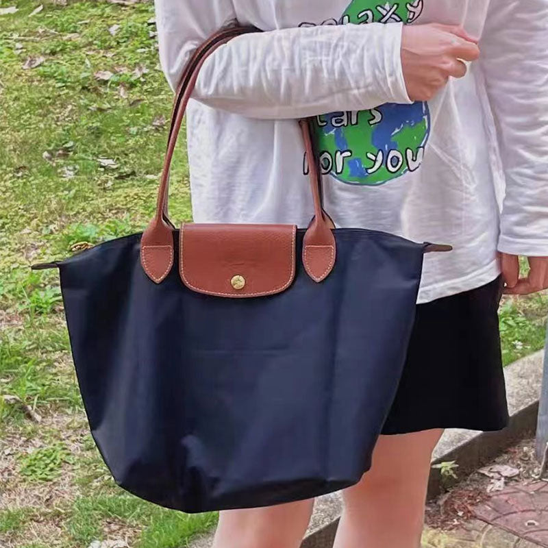 Nylon Dumpling Tote Bag