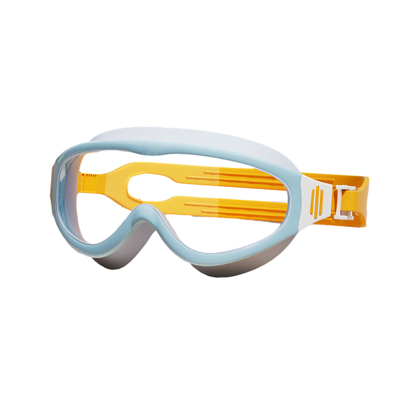 HD Children's Large Frame Waterproof and Anti-fog Swimming Goggles