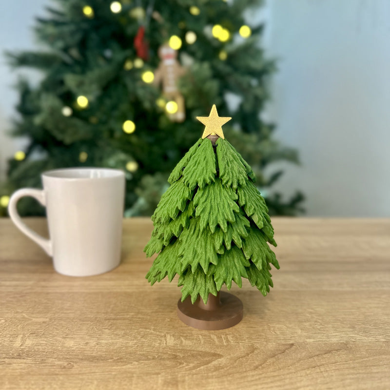 Christmas tree multifunctional coaster