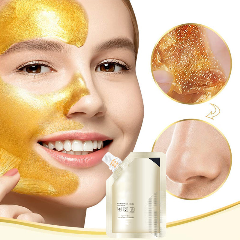 Retinol snake venom gold mask