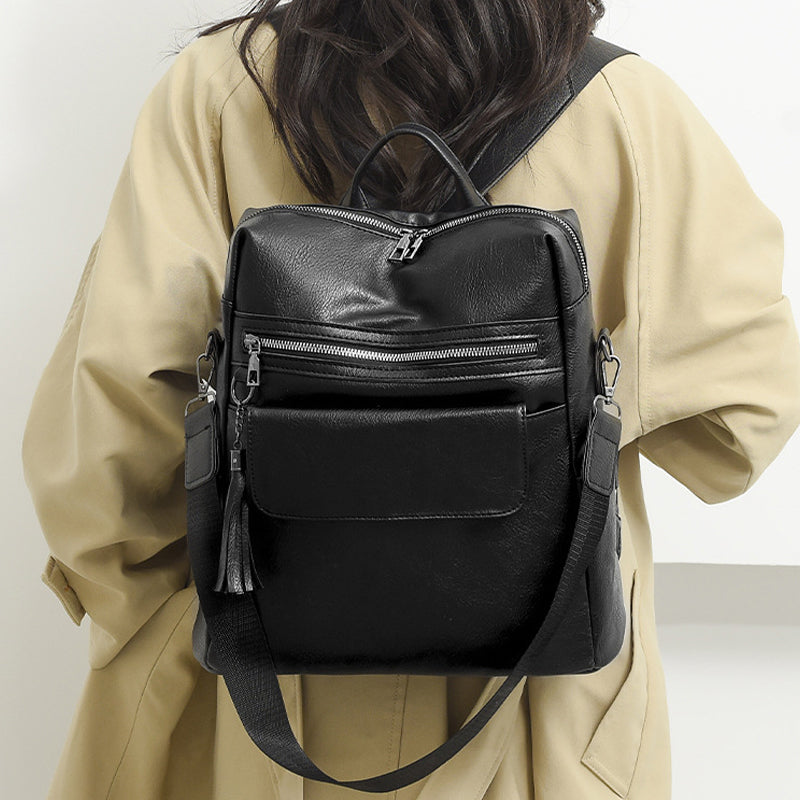 Casual Leather Bckpack