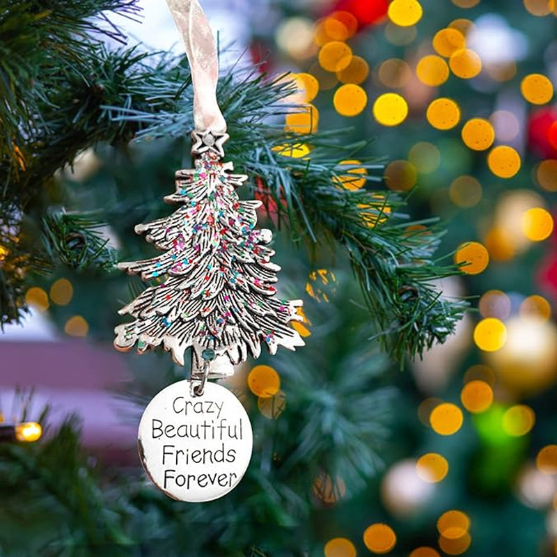 Crazy Beautiful Friends Forever - Angel Ornament Christmas Gift