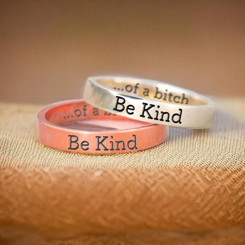 BeKind Pattern Ring