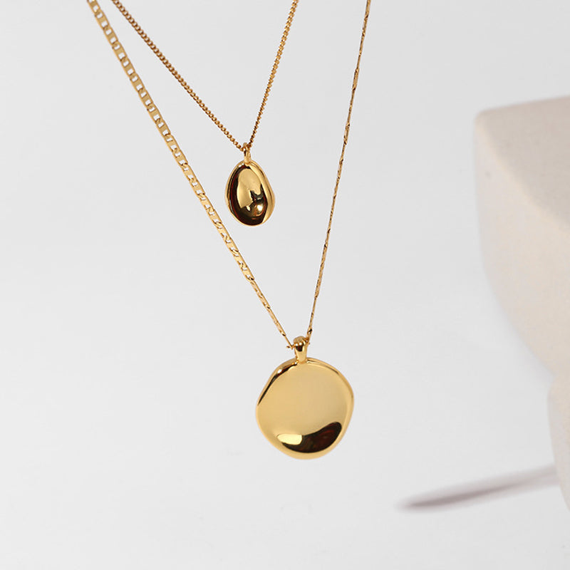 Irregular Double Layer Necklace