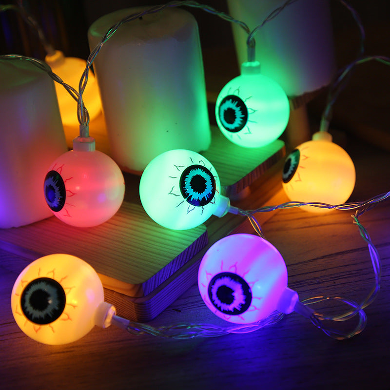 LED Halloween Eyeball String Lights