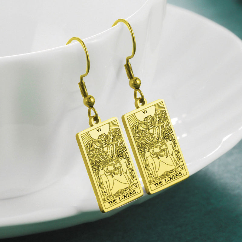 Tarot Card Earrings