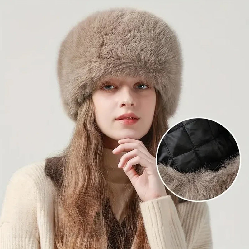 Furry bowler hat